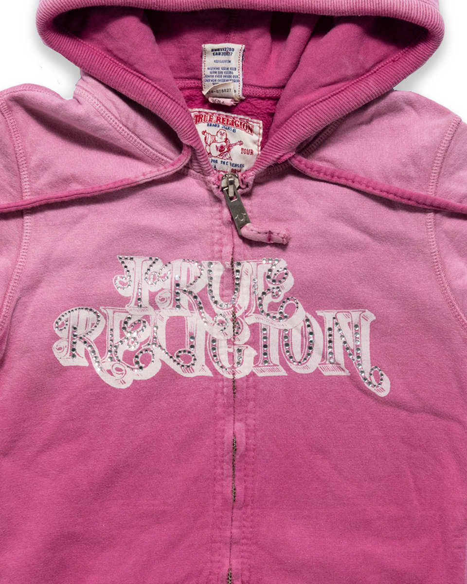 True Religion Pink Hoodie  Pink True Religion Hoodie