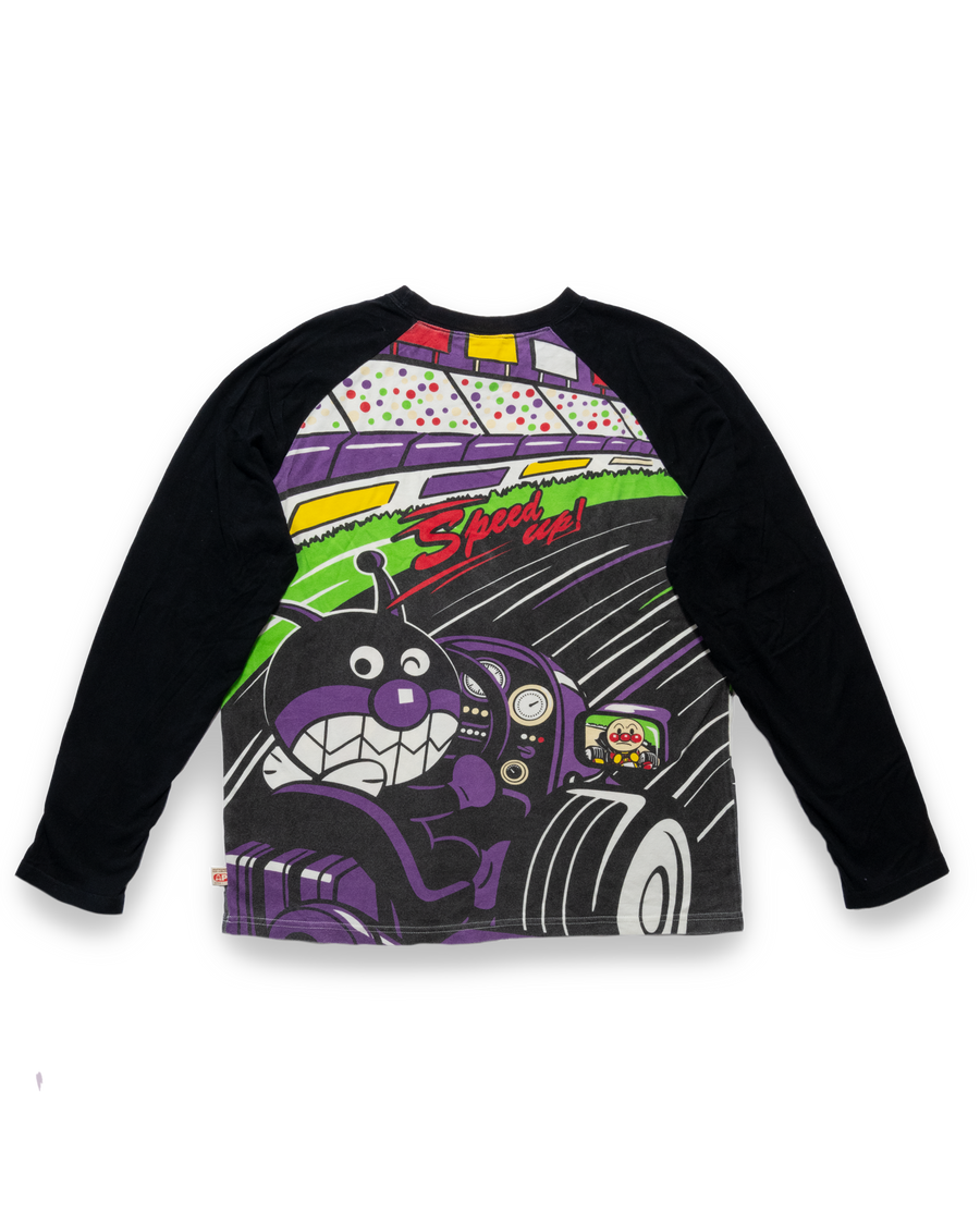 Baikinman & Anpanman racer long sleeve shirt