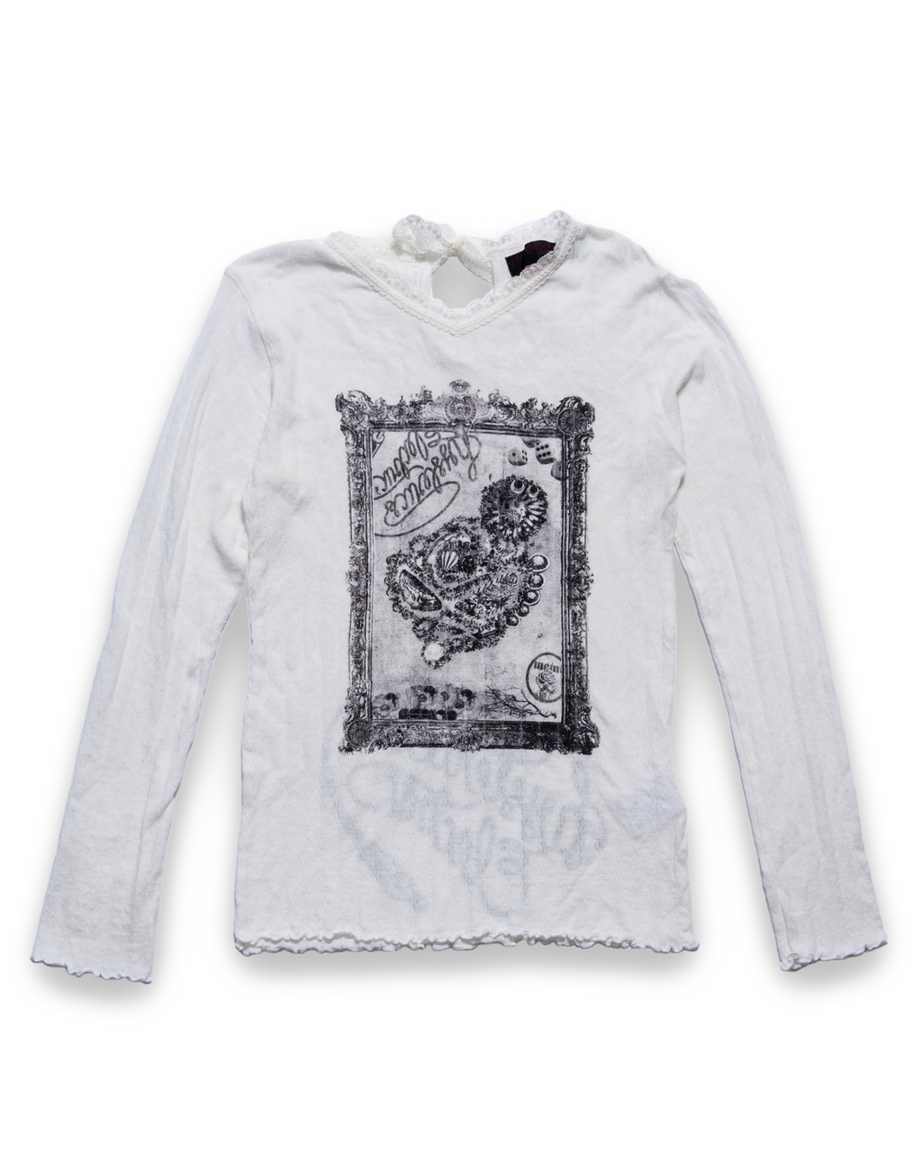 Hysteric Mini lace long sleeve shirt