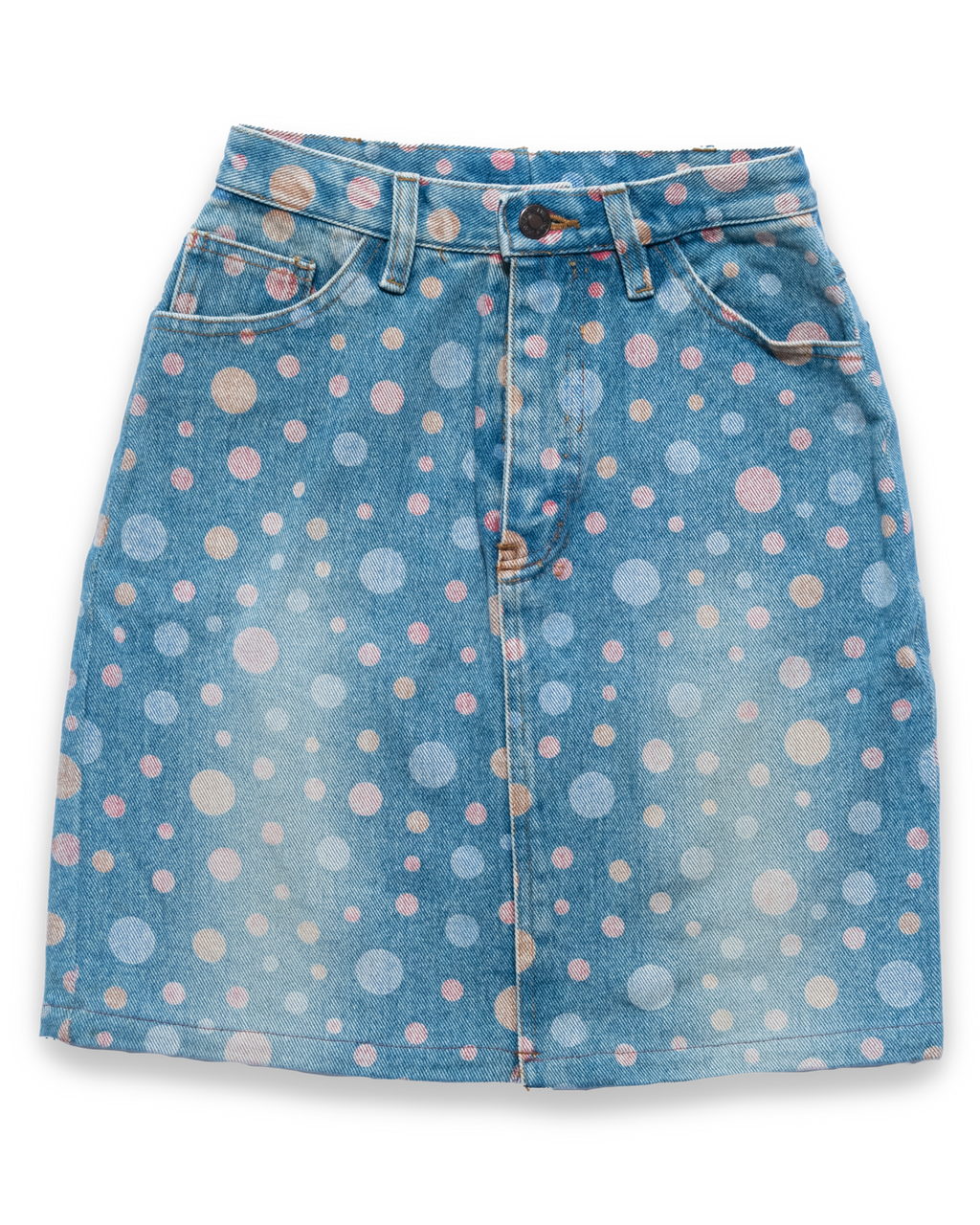 Bubbles Denim Skirt
