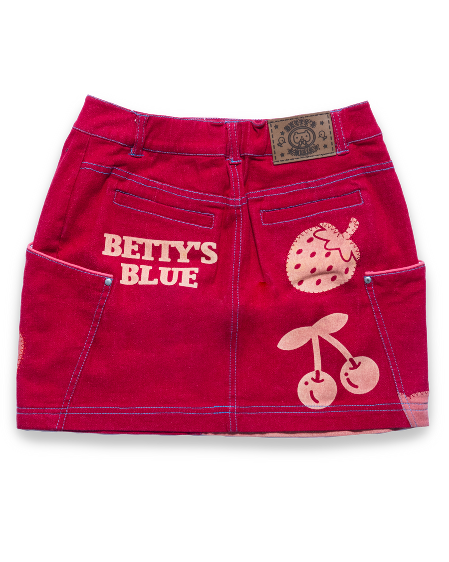 Betty's Blue Fruits Skirt