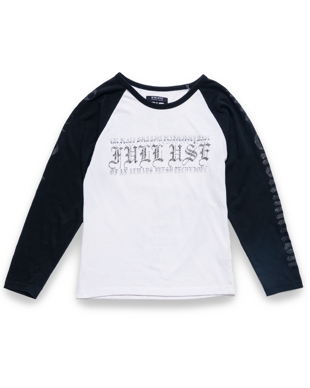 Gothic Lettering Long Sleeve Shirt