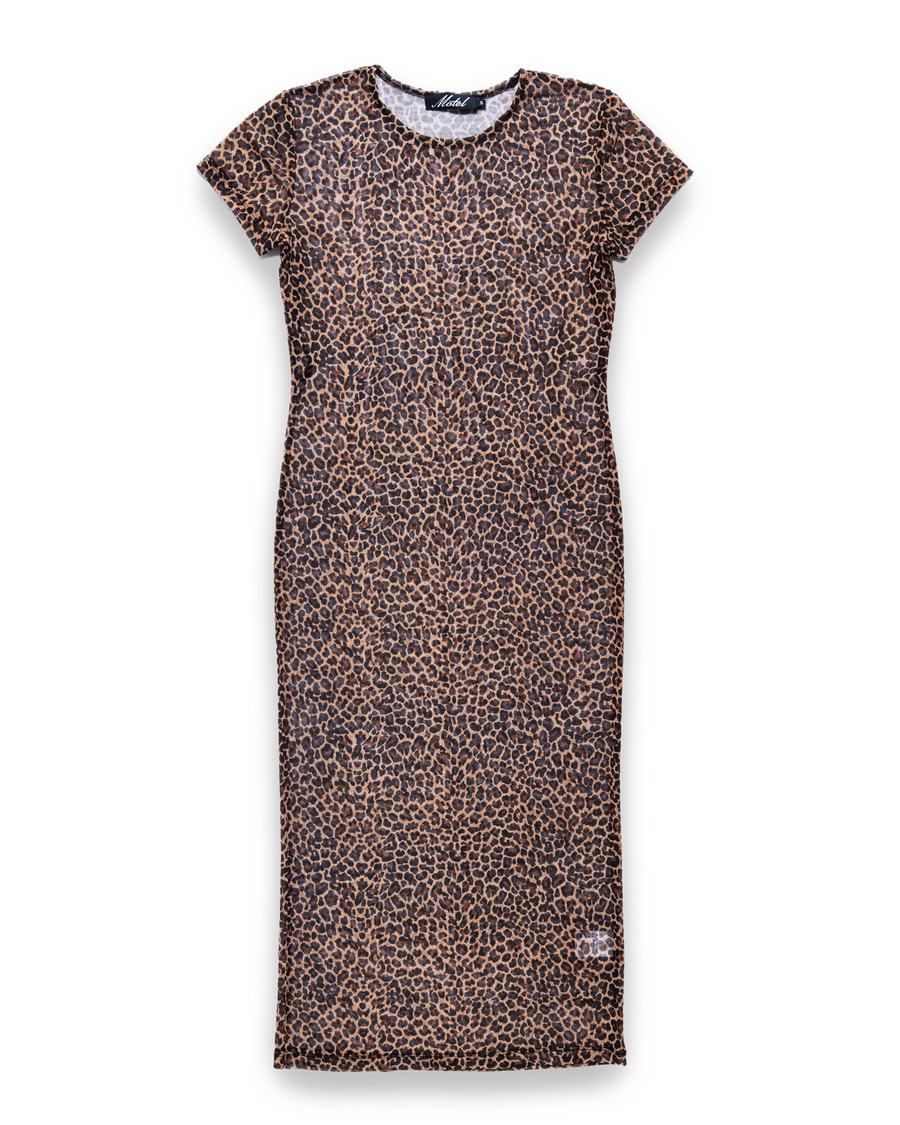 Sheer Leopard Dress