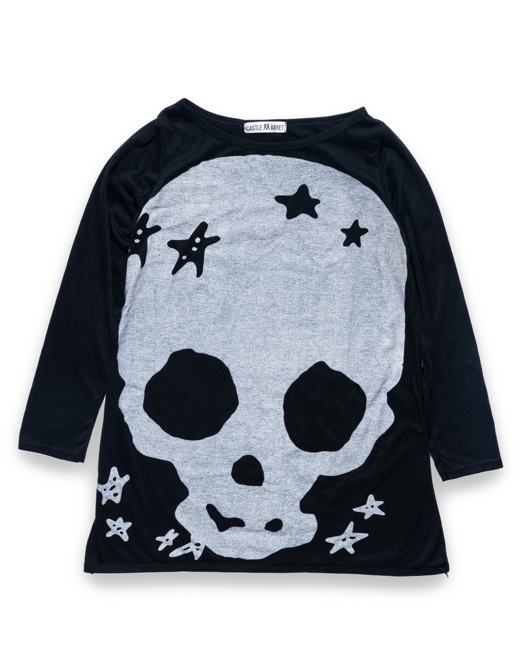 Skull Star Long Sleeve Shirt Castle Market